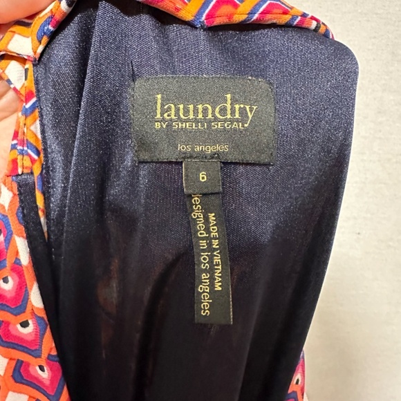 NWOT Laundry by Shelli Segal geometric print dress - size 6 - Picture 3 of 5